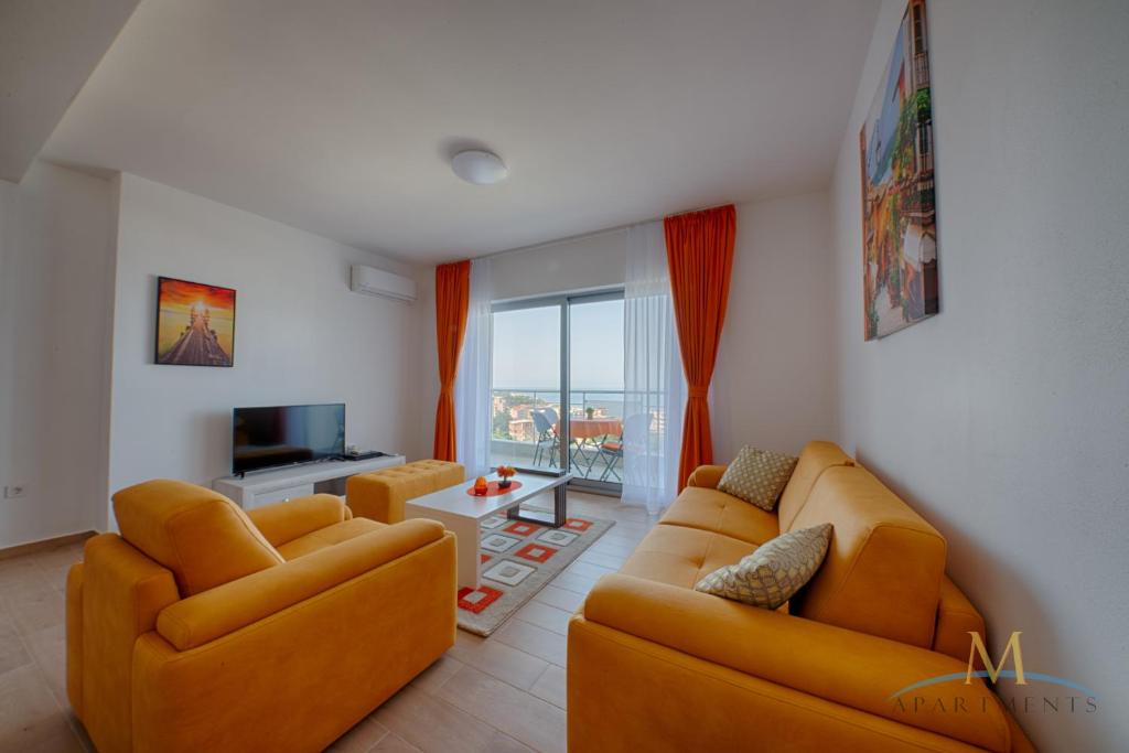 Posezení v ubytování M Apartments