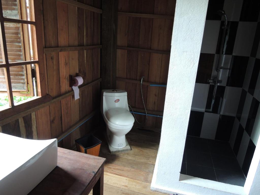 Koupelna v ubytování Arun Mekong Guesthouse