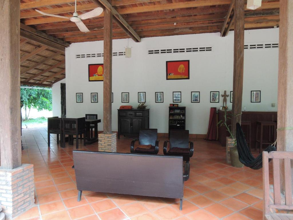 Posezení v ubytování Arun Mekong Guesthouse