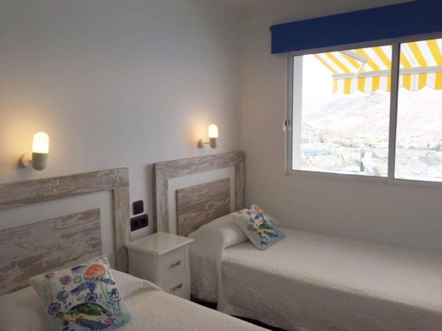 Posteľ alebo postele v izbe v ubytovaní Duplex Playa del Cura beautiful ocean view