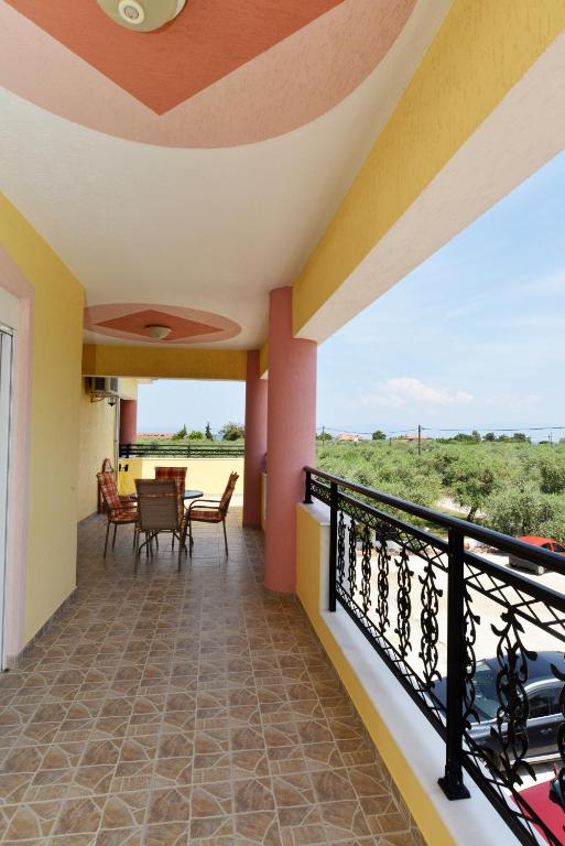 Balkón nebo terasa v ubytování Iraklis Hotel