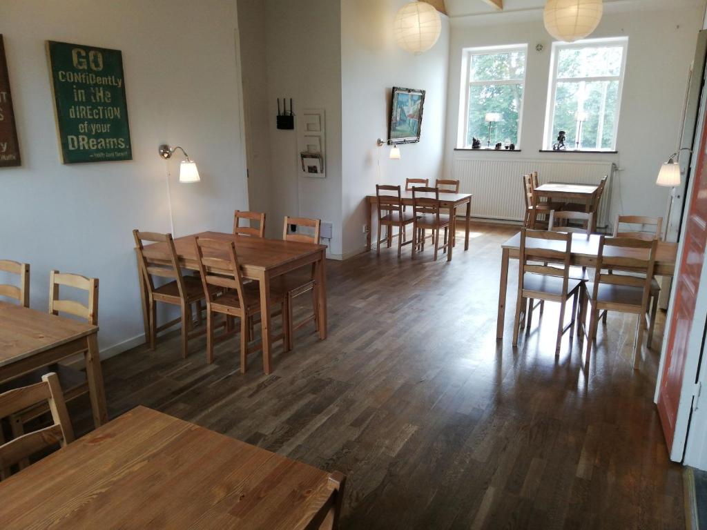 Restaurace v ubytování Hallandsåsen Hostel