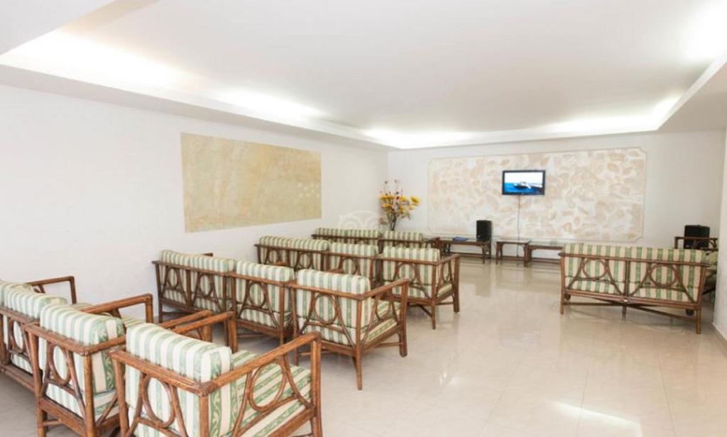 TV a/nebo společenská místnost v ubytování Casthotels Tramonto d'oro Terme