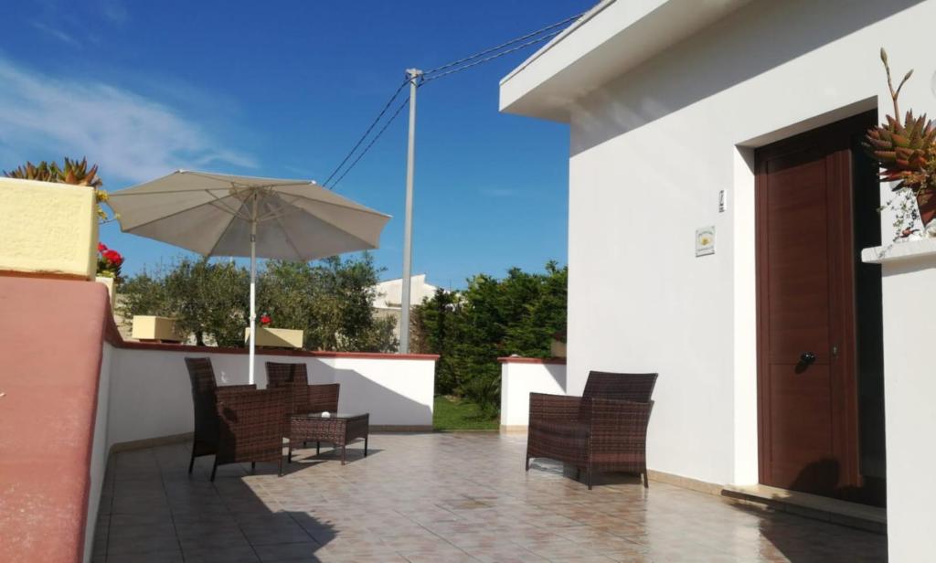 A patio or other outdoor area at Perla del Salento