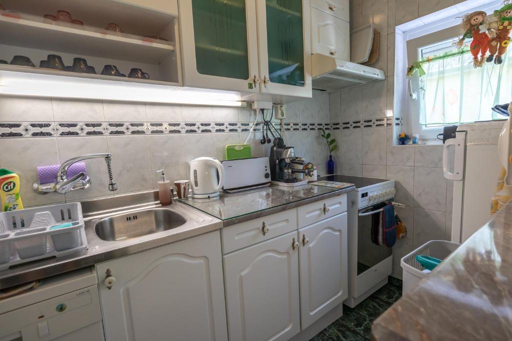 Kuchyňa alebo kuchynka v ubytovaní Lake Balaton Apartmanház