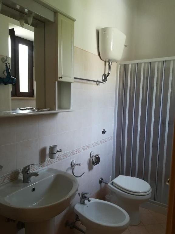 A bathroom at Perla del Salento