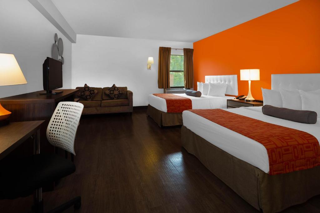 Howard Johnson by Wyndham Waukegan Great Lakes - Chambre Queen Avec Deux Lits Queen - Non-fumeur