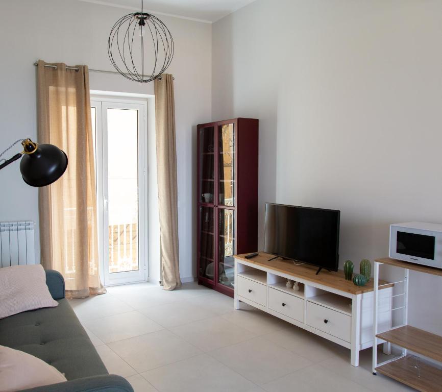 TV a/nebo společenská místnost v ubytování Guest House Nonnolorè