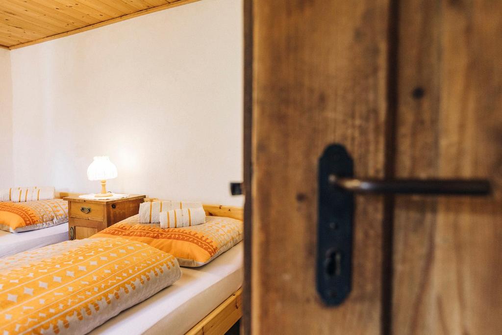 Postel nebo postele na pokoji v ubytování Untersteinhaus