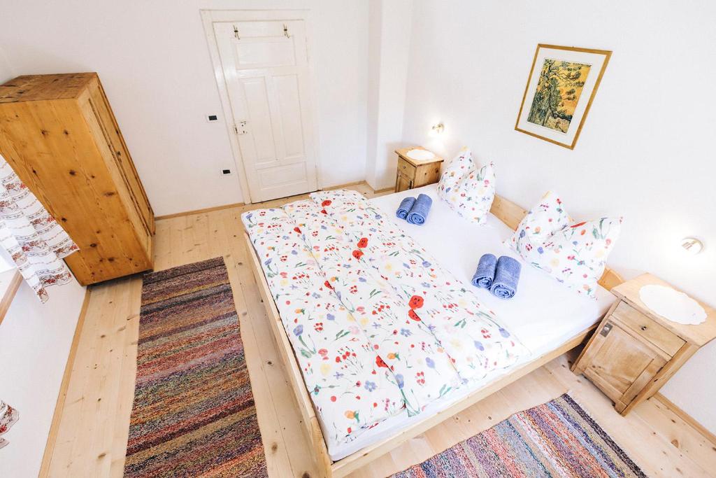 Postel nebo postele na pokoji v ubytování Untersteinhaus