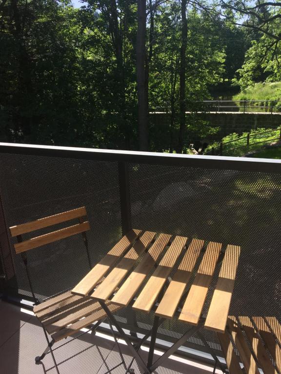 Balkón nebo terasa v ubytování Apartmány 50