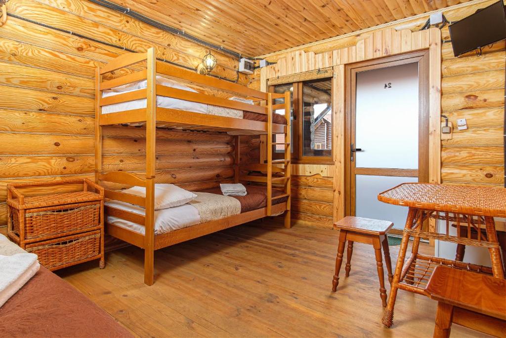 Postel nebo postele na pokoji v ubytování AKVALIS комплекс для отдыха