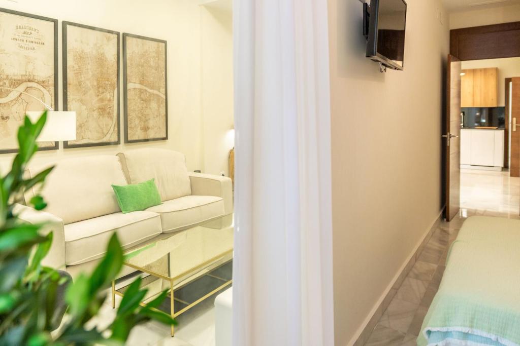 TV a/nebo společenská místnost v ubytování Soho Apartment Principal Avenue