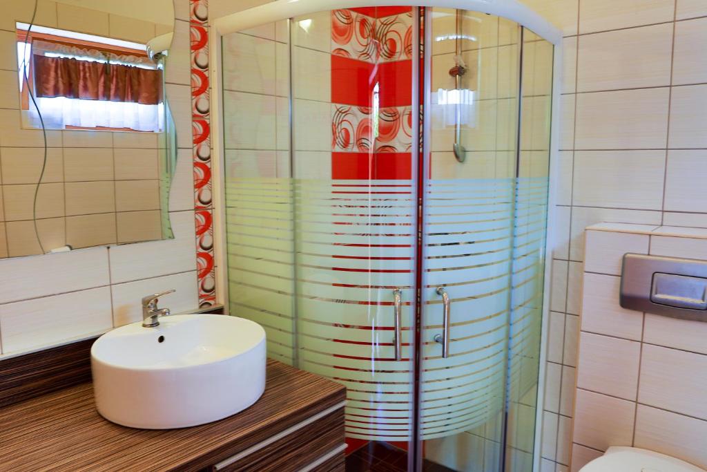 Kúpeľňa v ubytovaní Balaton Apartman