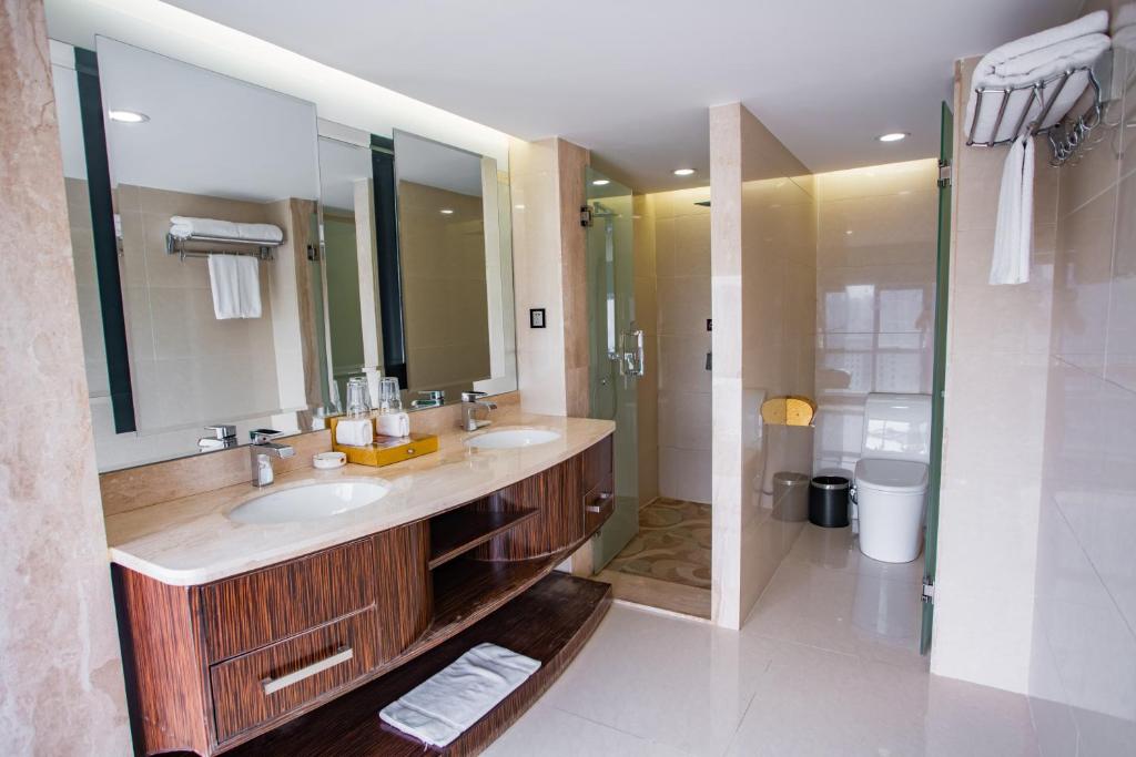 Koupelna v ubytování Nanyang King's Gate Hotel--Free Shuttle Service to Canton Fair