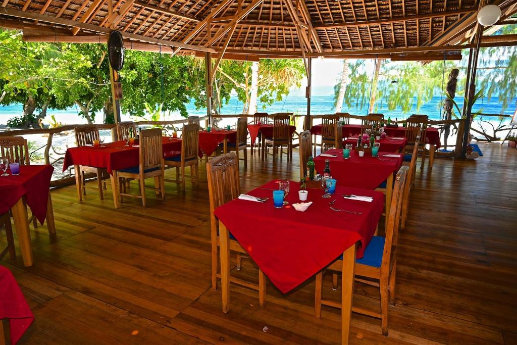 Restaurace v ubytování Agusta Eco Resort