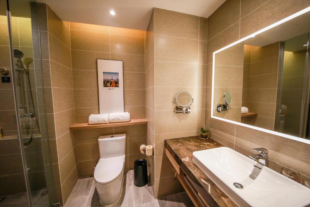 Vannituba majutusasutuses Atour Hotel (Nanjing Xianlin University City Shengchuangyuan)