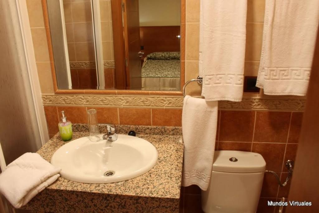 Koupelna v ubytování Nuevo Hostal Paulino