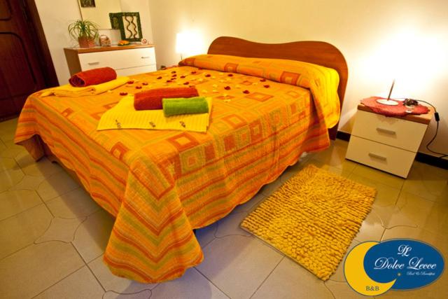 Postel nebo postele na pokoji v ubytování Dolce Lecce B&B