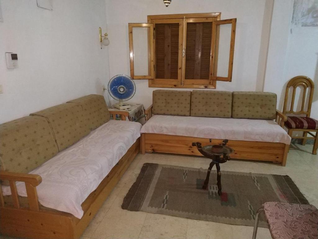 Posezení v ubytování Adad Noubian House