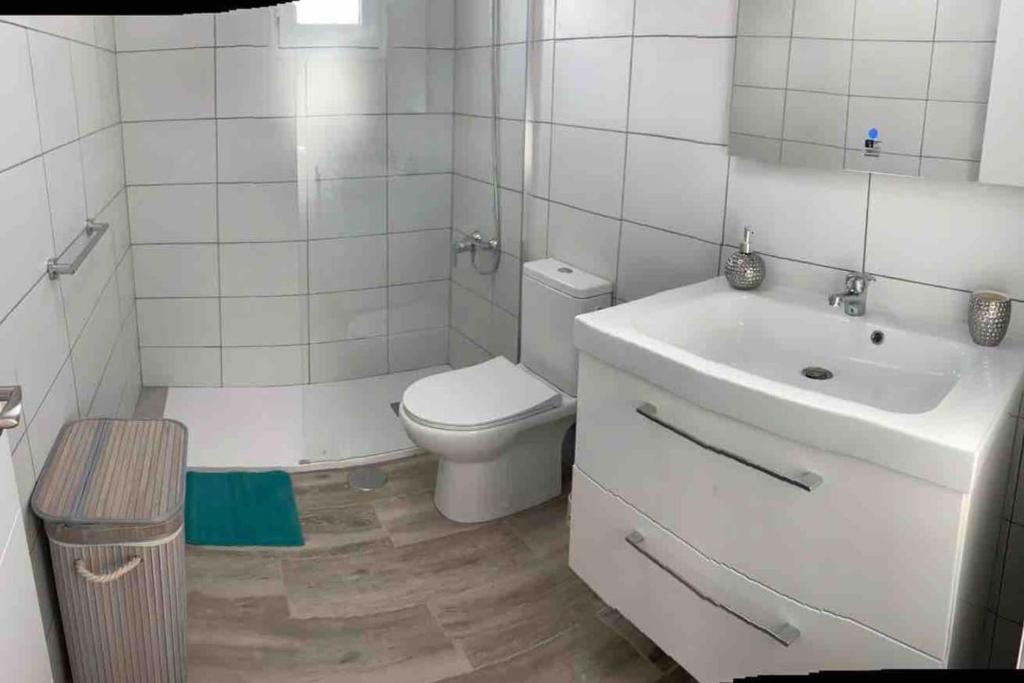 Koupelna v ubytování Casa Hana