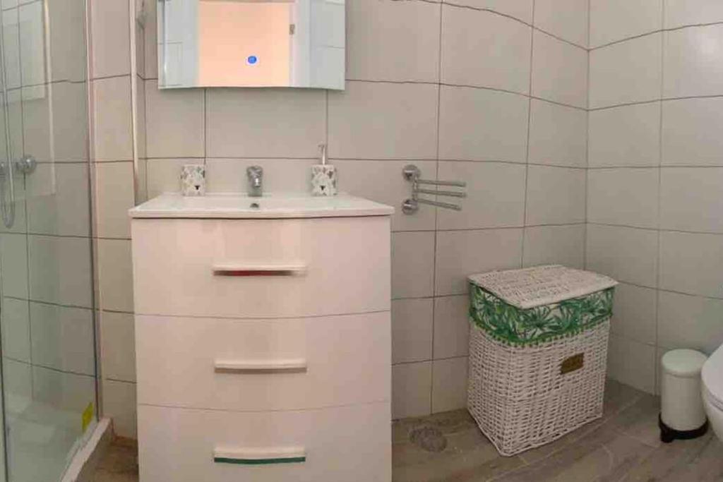 Koupelna v ubytování Casa Hana