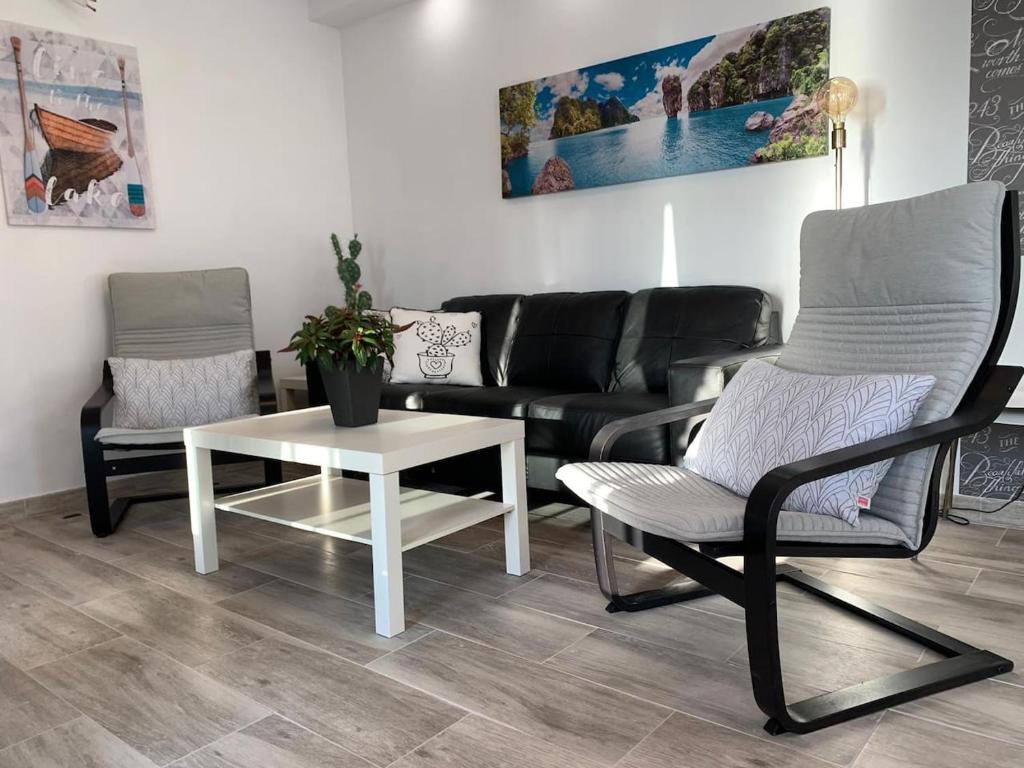 Posezení v ubytování Casa Hana