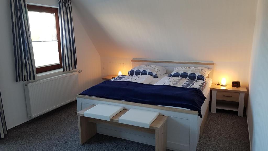 Postel nebo postele na pokoji v ubytování Appartementhaus Diana