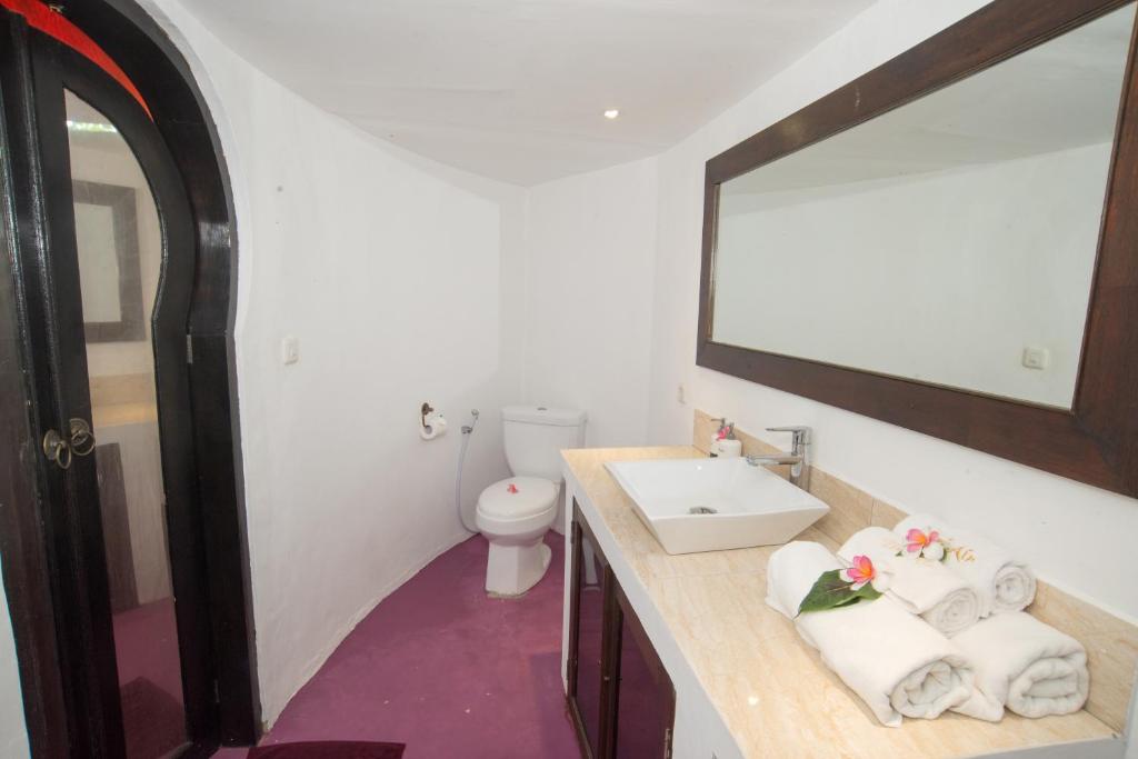 Koupelna v ubytování Bel Air Resort