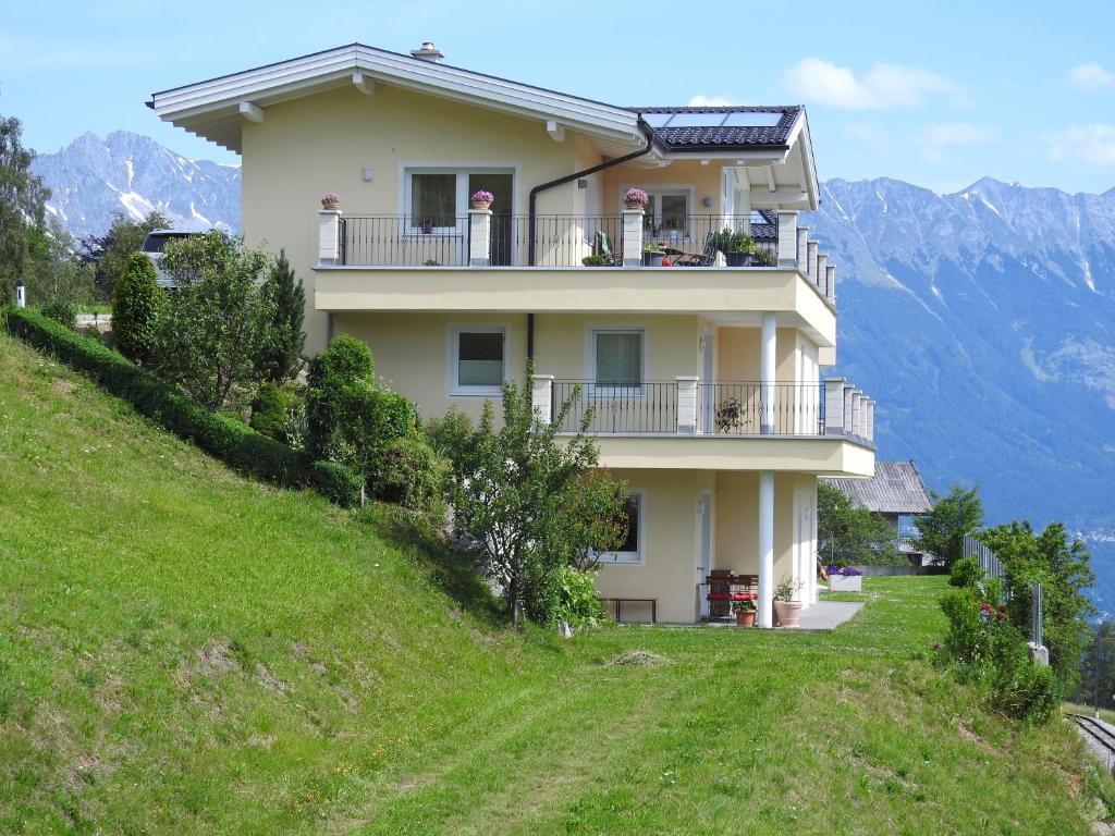 a house on the side of a hill at Apartment Barbara in Mutters