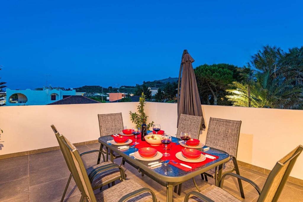 Balkón nebo terasa v ubytování Vizantida Maisonette, By TK Property Management