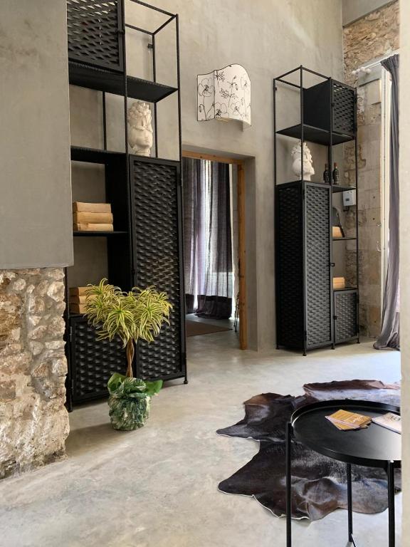 Kuchyň nebo kuchyňský kout v ubytování ISONZO SUITES
