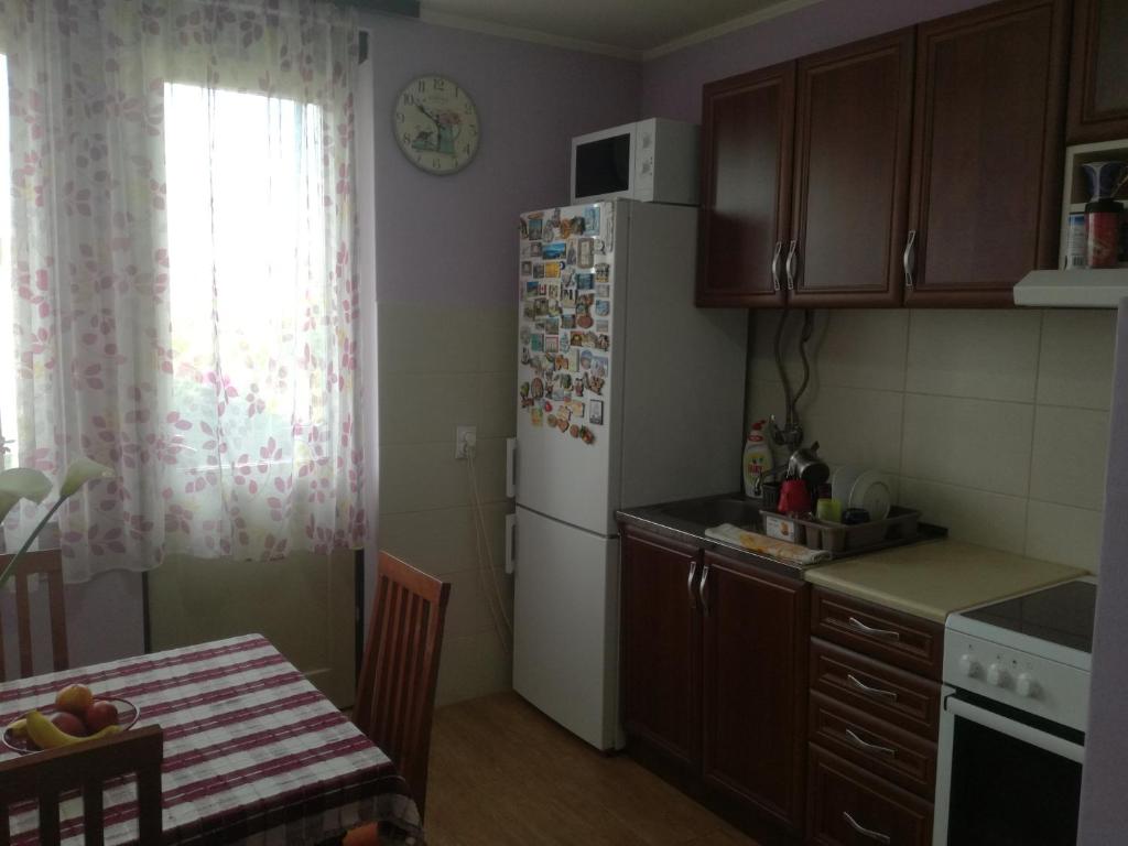 Kuchyň nebo kuchyňský kout v ubytování Apartman LENA