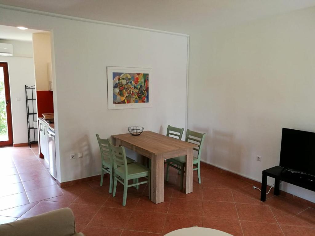 TV a/nebo společenská místnost v ubytování Casa Val Madorso