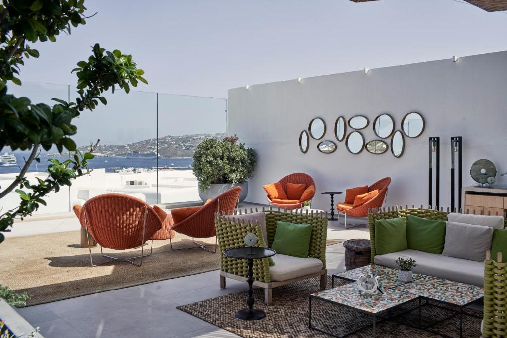 Posedenie v ubytovaní Myconian Naia - Preferred Hotels & Resorts