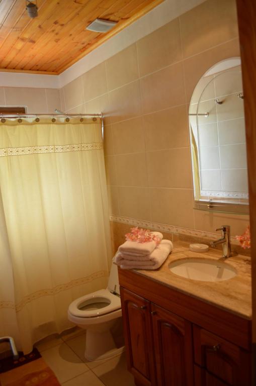 Koupelna v ubytování Heva Eco Lodge