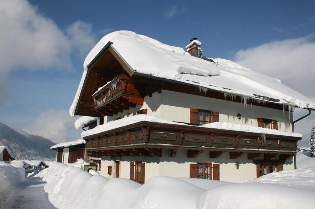 Haus Sperleiten v zimě