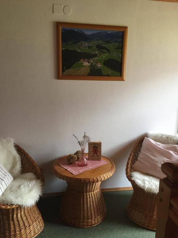Posezení v ubytování Haus Sperleiten