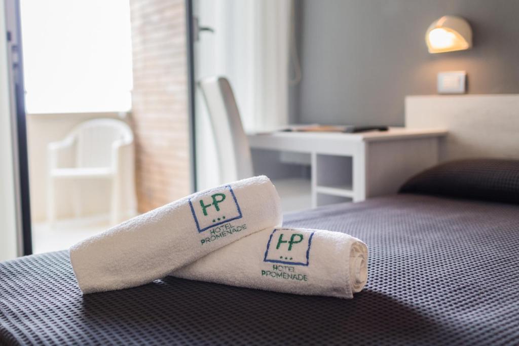 Postel nebo postele na pokoji v ubytování Hotel Promenade