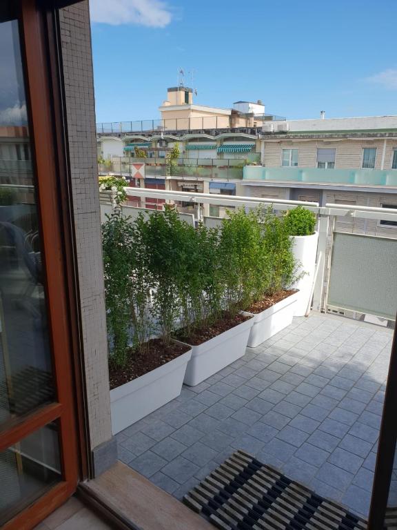 A balcony or terrace at La Dimora del Conte