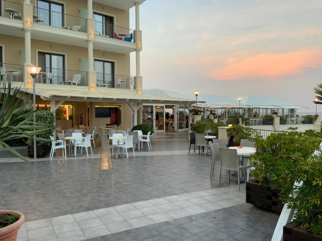 Balkón nebo terasa v ubytování Grand Hotel Balestrieri