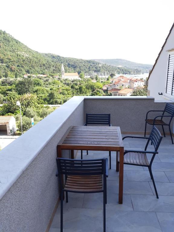 Balkón alebo terasa v ubytovaní Apartments Bianki