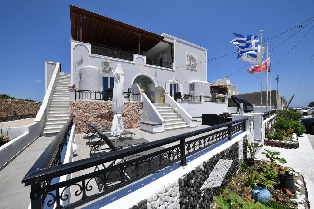 Balkón nebo terasa v ubytování Villa Agas