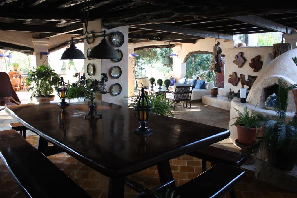 Posezení v ubytování Hotel Rural Cas Pla