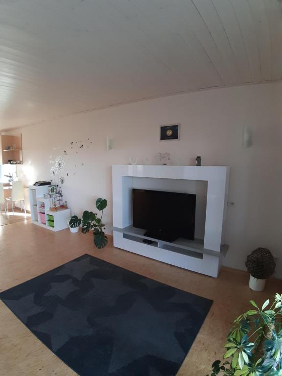 TV a/nebo společenská místnost v ubytování Ferienwohnung Heck