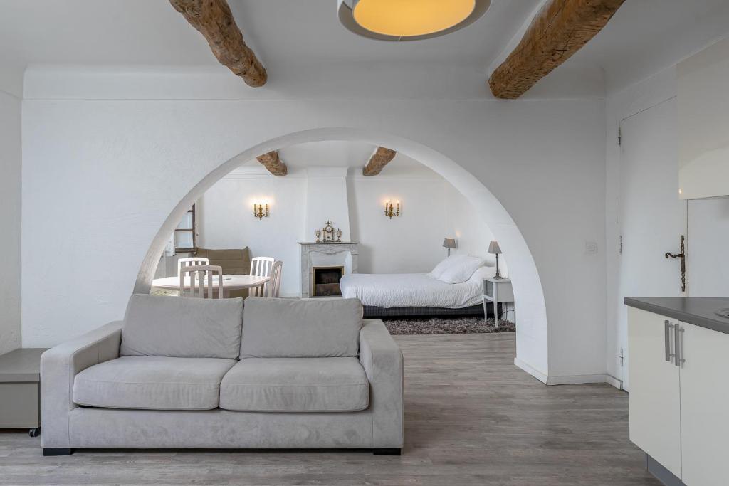 Posezení v ubytování Maison Carles BnB