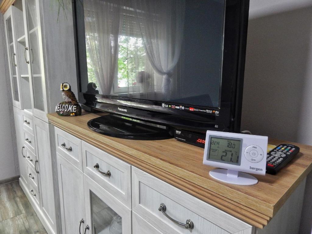 TV a/nebo společenská místnost v ubytování Apartman Centar