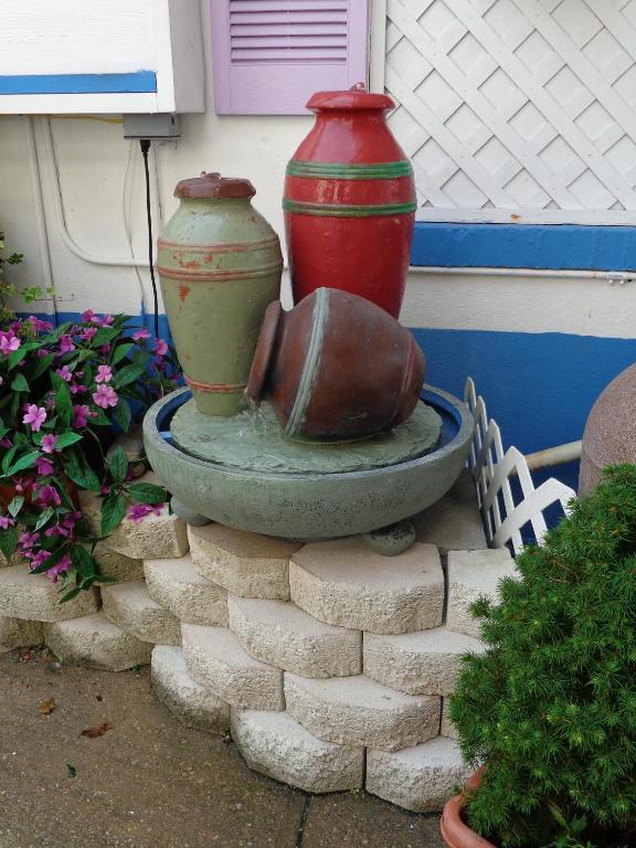 Zahrada ubytování Fountain Motel