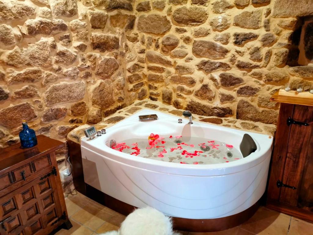 Apartamentos Casa do Bouza Vello - Bañera de hidromasaje en Sober