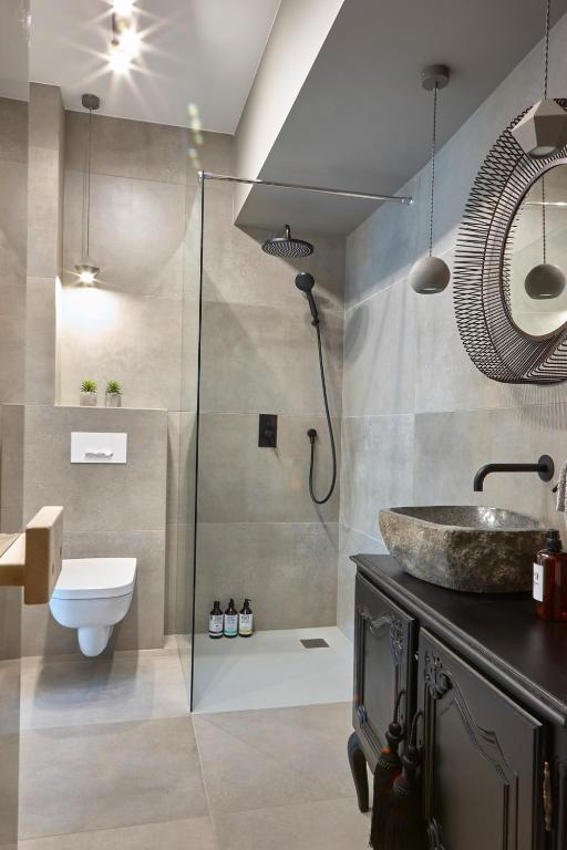 Kúpeľňa v ubytovaní Apartament Berg